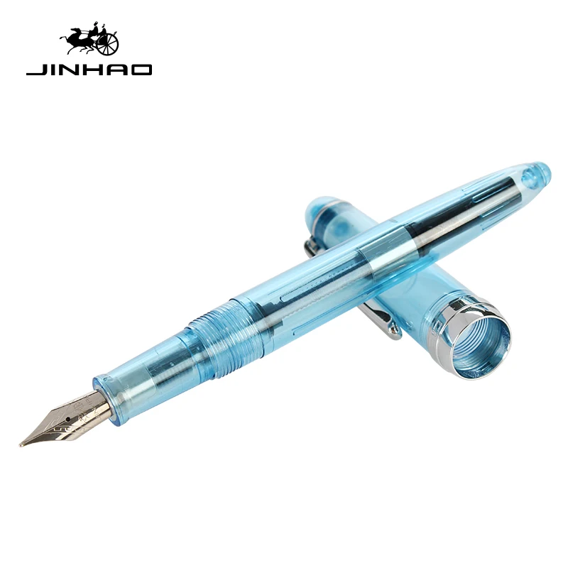 JINHAO159 авторучка канцелярская чернильная ручка Caneta каллиграфия ручка высокого качества в авторучке перо 0,5 мм 18KGP серебряный зажим Lamy