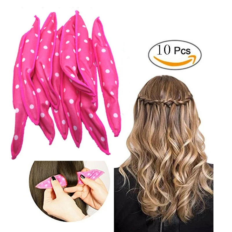 10 Pcs Hair Curlers Soft Sleep Pillow Hair Rollers Set Sponge Flexible Foam Magic Hair Care Diy Hair Styling Tools Hair Rollers Aliexpress