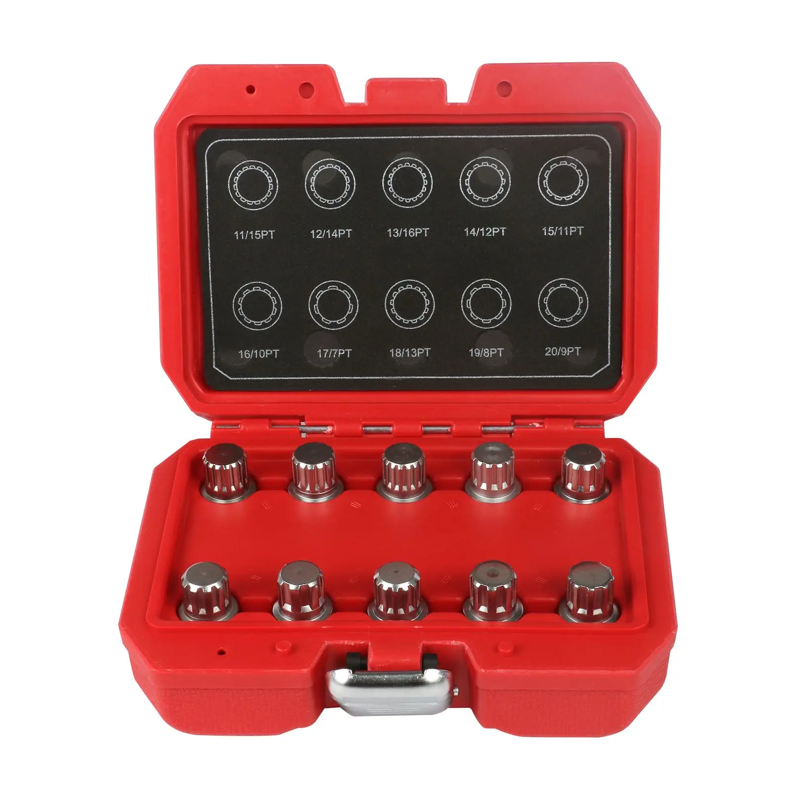 

10 pcs Anti-theft Screw Sleeve Wheel Locking Key Set For BMW Anti-Theft Tamper Proof Lug Nut Master