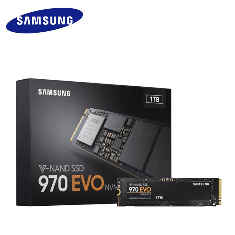 SAMSUNG SSD 970 EVO M.2 2280 NVMe 1 ТБ Внутренний твердотельный диск жесткий диск 500GB 250GB HDD M2 для ноутбуков настольных ПК PCLe