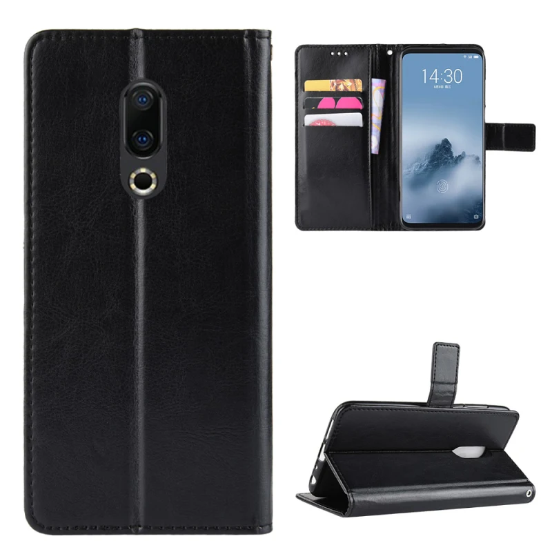 Meizu 16 16 th (Plus) PU leather+TPU flip case_6