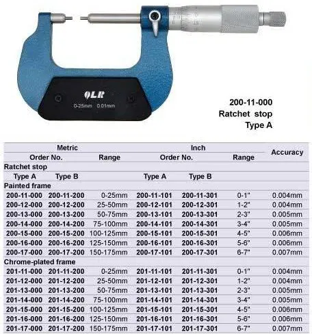 Снаружи микрометра. Небольшой измерения лица Микрометры 0-1inch.high качество и дешевые