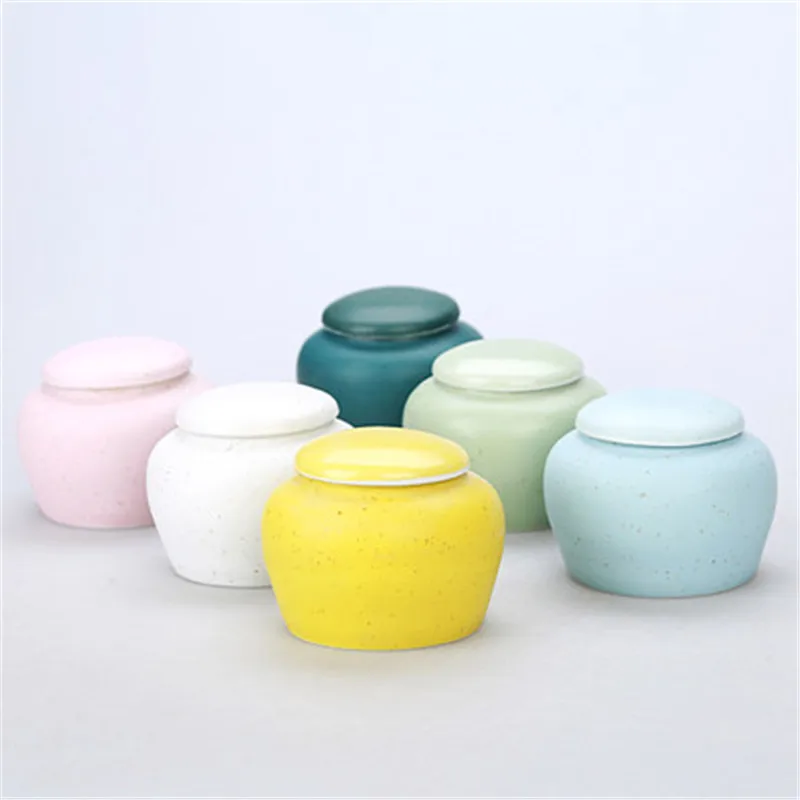 

Fine Ceramic Small Pot Can Be Filled With Tea Dried Fruit Candies The Seal Is Very Good Easy To Carry 18 Styles Porcelain Boxes