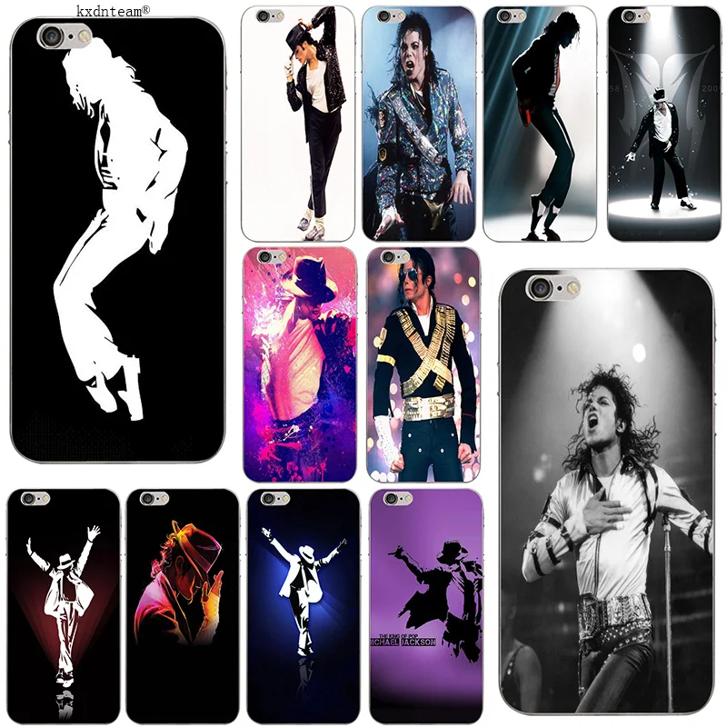 Michael Jackson Dancing King Soft TPU Accessories Silicone Cell Phone