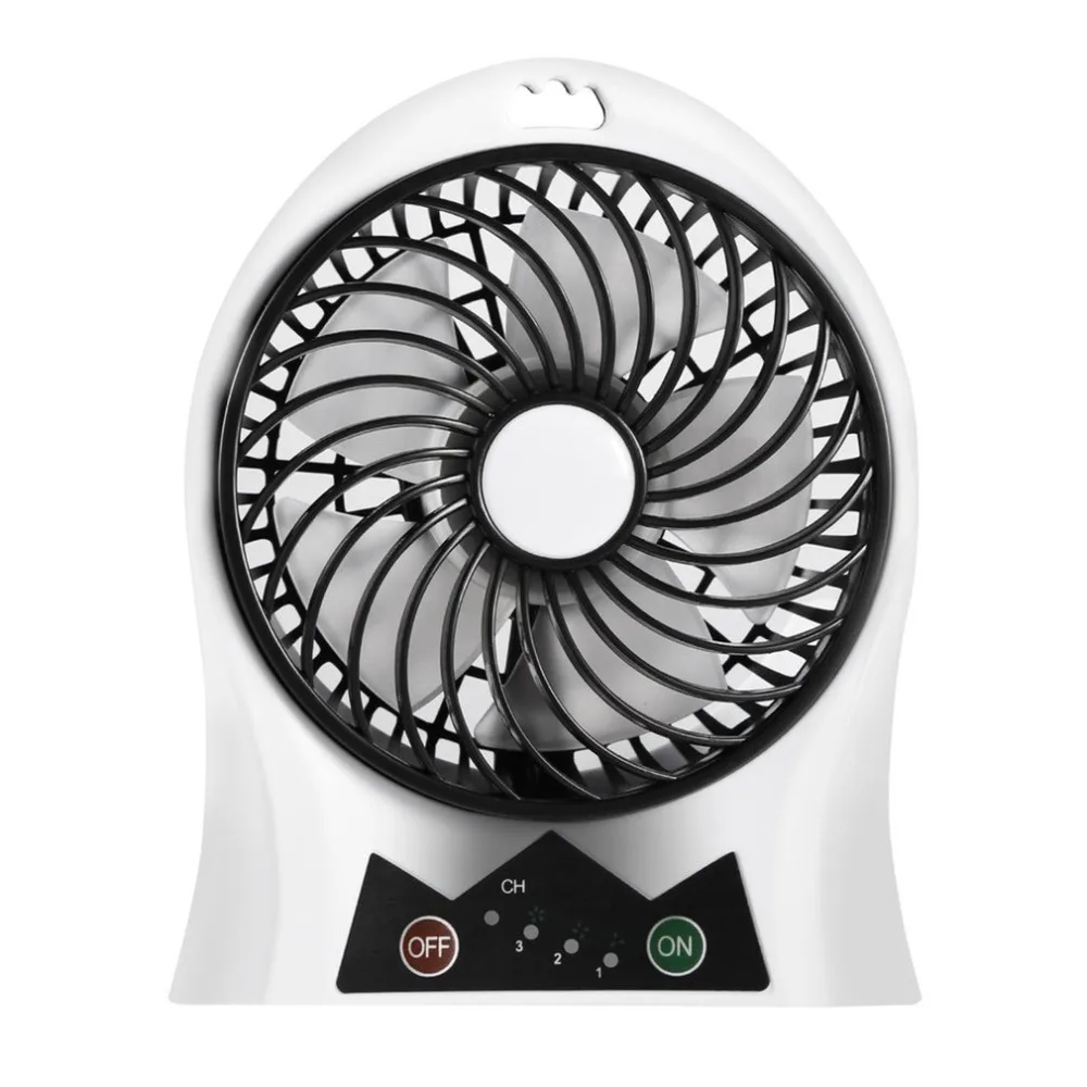 

Mini 4-inch Fan Creative Handheld USB Fan Ultra-quiet Brush-less Motor Strong Wind Portable Rechargeable Cooling Device Summer