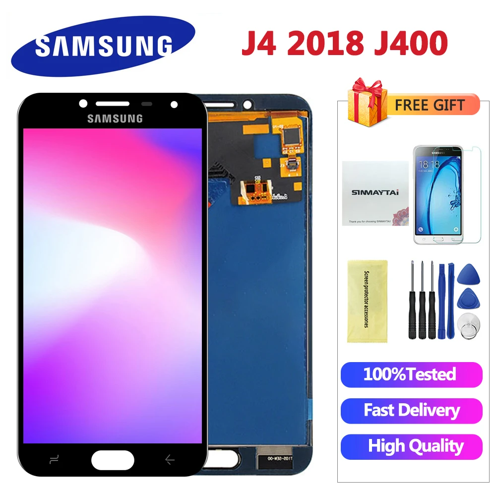 

Brightness Adjustable J400 LCD For SAMSUNG Galaxy J4 2018 J400F J400F/DS J400G/DS LCD Display Touch Screen Replacemen 5.5'' inch