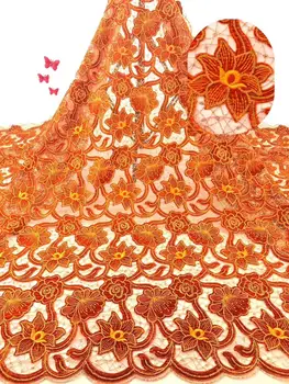

African Velvet Lace Fabric 2019, Newest Wedding Lace In Purple, Orange Pink Peach Green Blue Red Gold Velvet Lace Materials