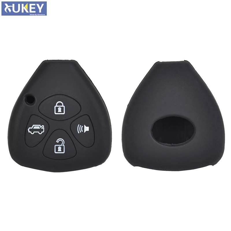 Силиконовый чехол с 4 кнопками для Toyota Camry Corolla Runner RAV4 Yaris Scion xD xB iQ tC Protector|Футляр