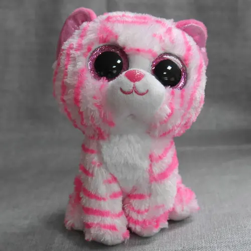 Buy IN HAND BEANIES STUFFED ANIMAL BIG EYES Pinky Tiger Asia 6"15cm Cute Plush