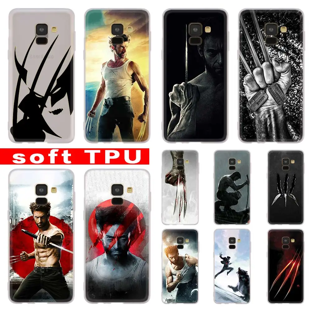 

3D Wolverine Marvel Case For Samsung Galaxy A8 A6 Plus A9 A5 A3 A7 2018 2017 2016 A50 A30 A40 A70 A10 Soft TPU Capa