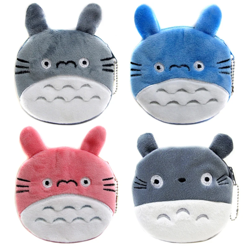 

2017 Fashion Cartoon Plush Wallets My Neighbor Totoro Coin Bags Kid Gift Money Pouch Women Coin Purses