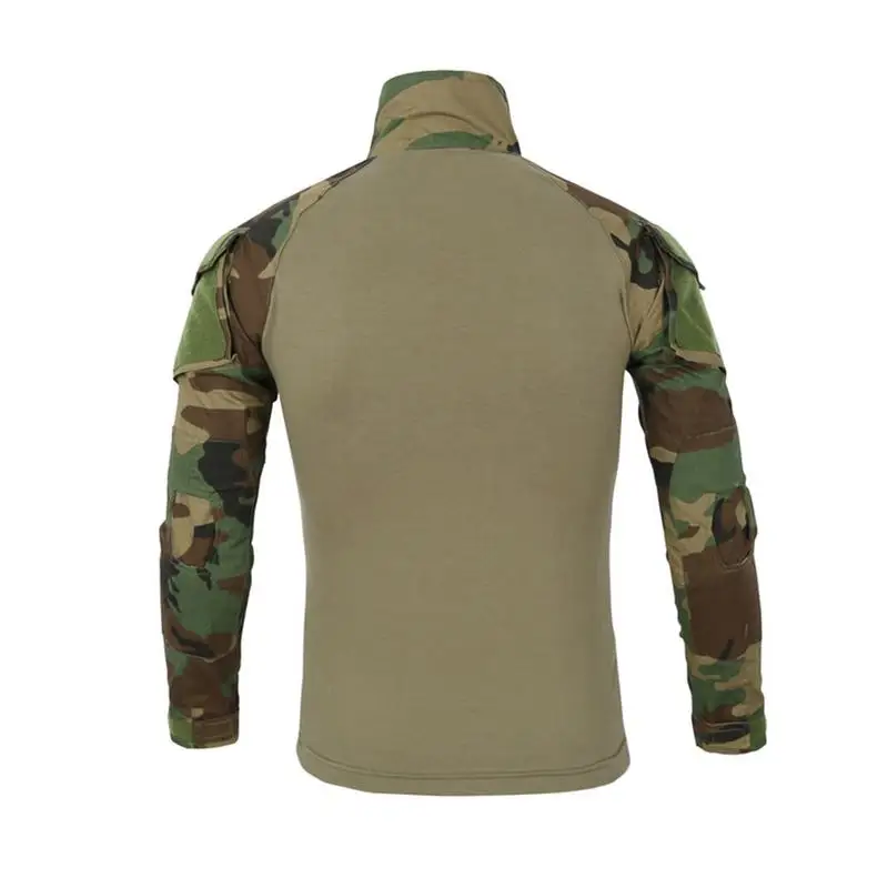 Tight Breathable Hunting Clothes Esdy Outdoor Hunting Camouflage Clothing Men Military Tactical Combat Long Sleeve Shirt