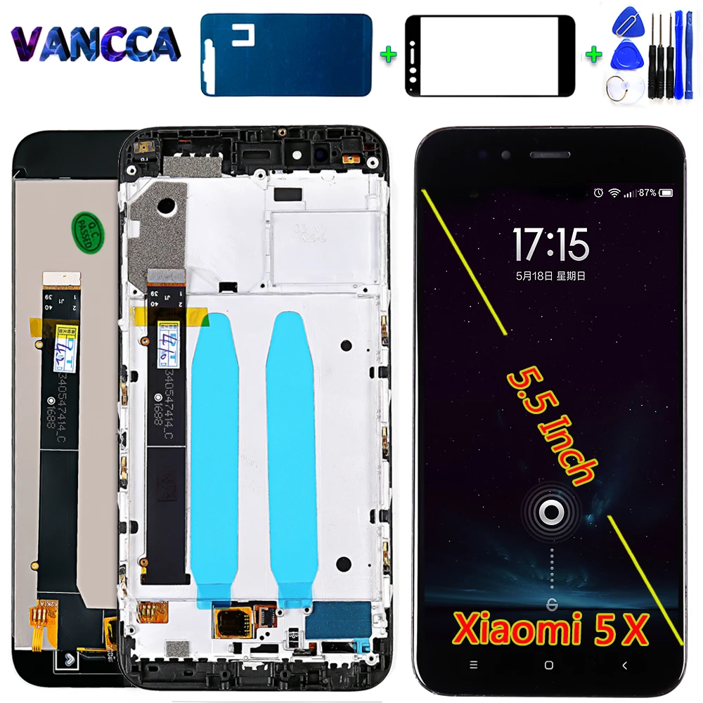 100%Tested LCD Display For XiaoMi Mi 5X 5.5 inch Touch Screen For ...