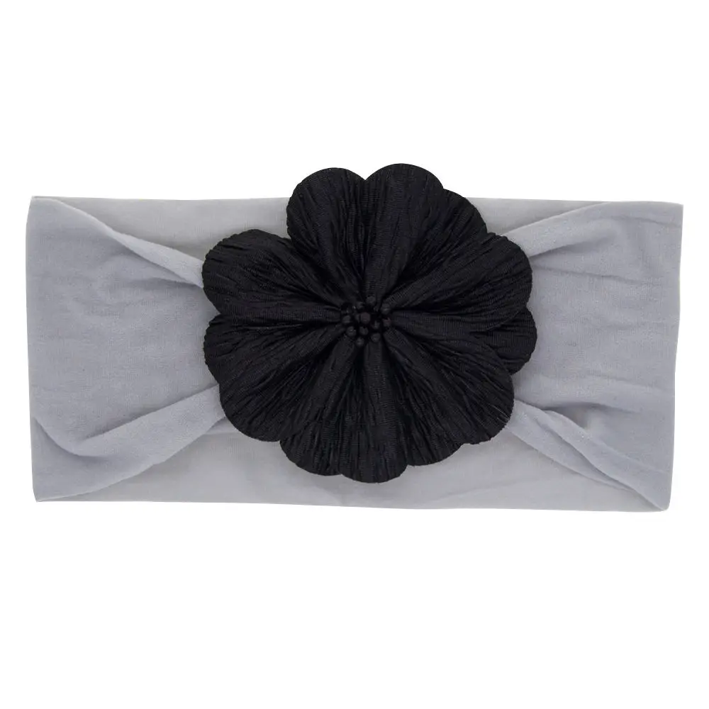 6 grey with black flower