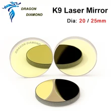 Высокое Качество K9 отражающее зеркало CO2 Лазерное зеркало и линзы части K9 Dia20mm 25 м для co2 лазерной гравировки резки