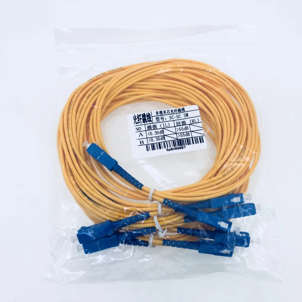 5 шт. Бесплатная доставка FTTH SM SX 3 м UPC 2 0 мм или волоконный кабель Стандартный