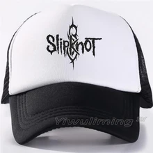 Летний стиль, модная мужская кепка, черная бейсболка, мужская Кепка, рок-группа Slipknot, бейсболка