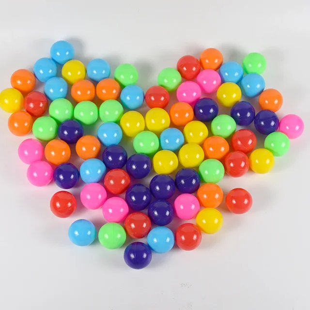 7 Colors 5.5cm/7cm/8cm Colorful Ocean Ball Safe Baby Toy Ball For Baby