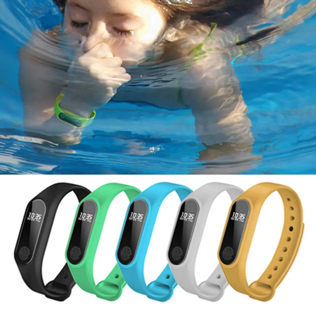 

M2 Bluetooth Smart Band Waterproof Running Fitness Wristband Health Sleep Monitor Touchpad Heart Rate Monitor 0.42 OLED
