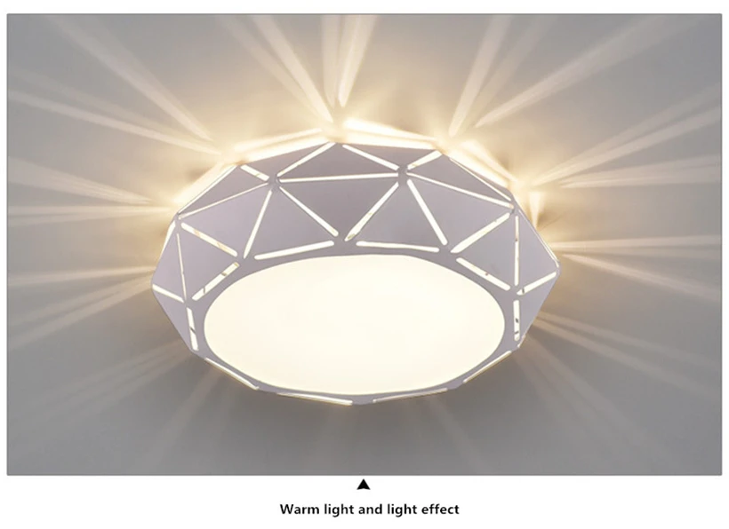 Luzes de Entrada Luz do Corredor Redonda Moderna Lanterna 5w - 1w Superfície Acrílico Incorporado Luz Varanda Simples li Ac220v Led 6 Luzes e Iluminação