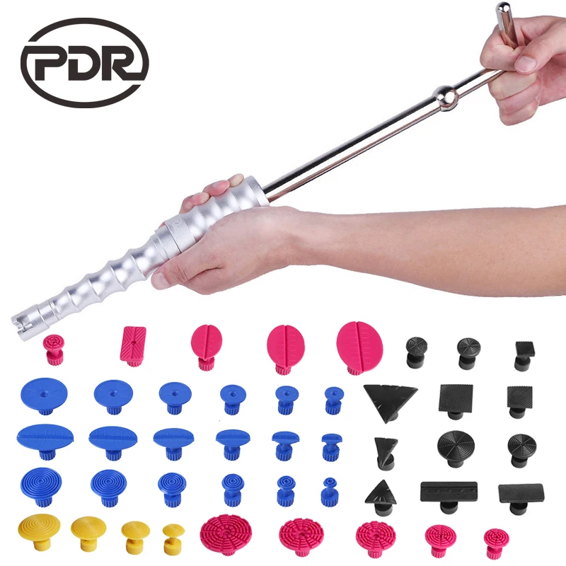 

PDR Car Body Dent Repair Tools Paintless Dents Remover Tool T-shape Lifter for Auto Car Dent Puller Repair Reverse Hammer