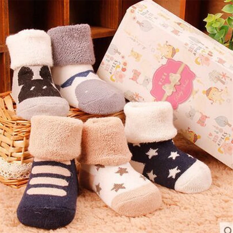 

2018 New Arrival Baby Socks Cotton Sock Baby Cute Cartoon Winter Socks for Girls Boy Baby Thick Warm Socks