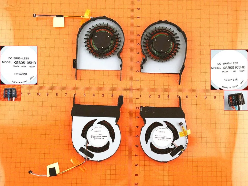 New Laptop Cooling Fan for HP Envy 13-1000 R&ampL fan Original P/N KSB05105HB-9D2N/KSB05105HB-9D2P CPU Cooler Radiator | Компьютеры и