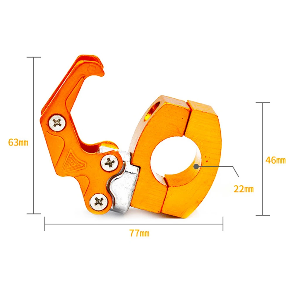 Переноска крюк для шлема модификация практичная багажная сумка вешалка держатель из алюминиевого сплава мотоцикл легко установить универсальный коготь в форме