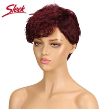 Гладкие бразильские волнистые человеческие волосы парики для черных женщин Remy Perruque Cheveux humaine волосы парики влажные и волнистые