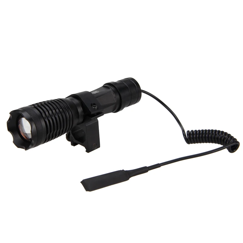 Ferramenta de Visão Montagem em Trilho Noturna + 20mm Tactical Caça Luz Zoomable Lnfrared Radiação Lanterna 4 18650 Carregador 10 w 940nm ir Led 8 luz zoomable lnfrared radiação lanterna 4 ferramenta
