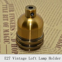 E27 ретро круглые светодиодные лампы Винтаж люстра лампа Разъем Гостиная Ресторан Лофт бар абажур для лампы с металлическим каркаксом праздничное декоративный держатель 2 шт./лот