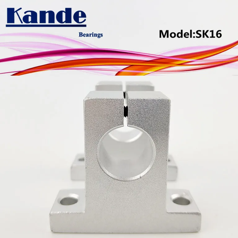 Kande Bearings 4Pcs Sk16 16Mm Linear Shaft Support For 3D Printers Sliding huismerk kopen in de aanbieding