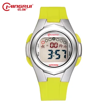 

2019 Brand MINGRUI Children Fashion Sport Digital Watch Kids Silicone Watches Alarm Luminous LED Watch Hour Gift Montre Enfant