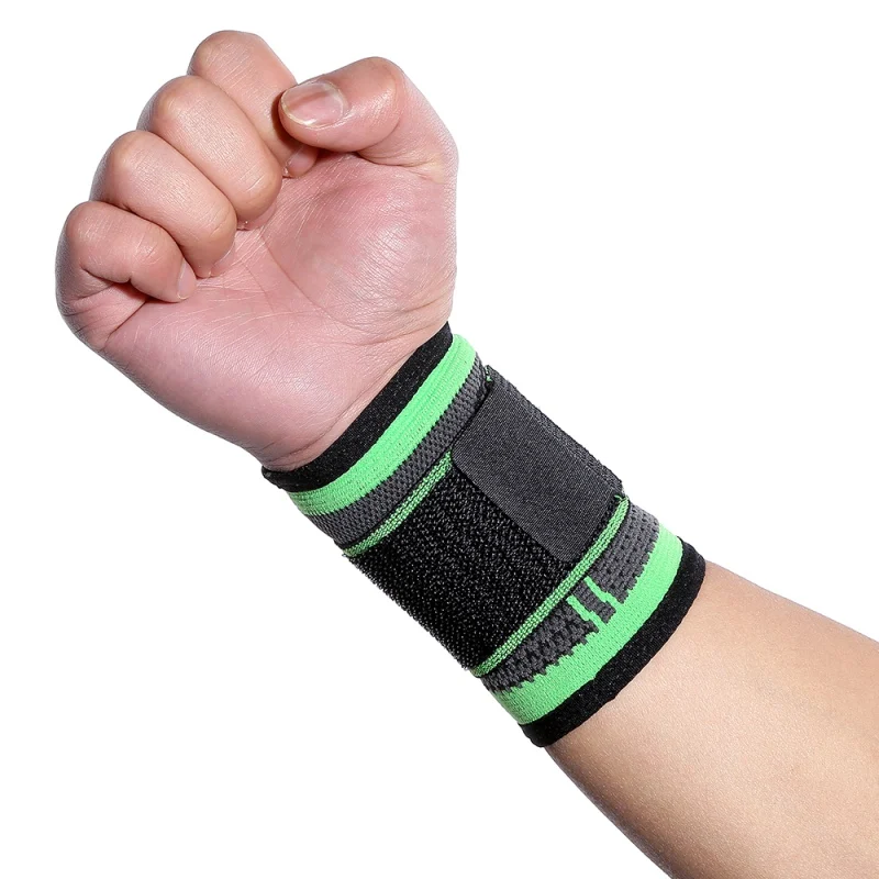 

1PCS Sports Bandage Fitness Weightlifting Wristband Basketball Volleyball Pressurized Breath Bracers Wrist Support Pads Protect