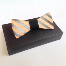 Цветной дерево ручной деревянный Галстуки Мужская Мода дерева лук галстук для жениха Свадебная вечеринка Интимные аксессуары для Для женщин Для мужчин