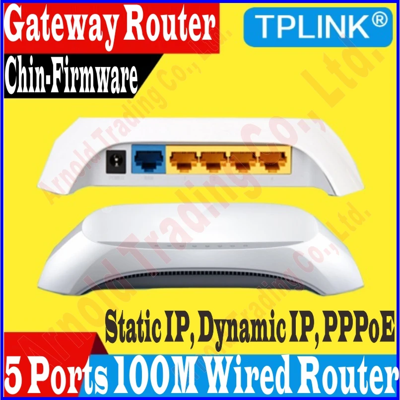 

5 Ports Gateway Router 10/100Mbps Wireled SOHO BROADBAND ROUTER 100M 4 Port Access Point & Router Ethernet Switch, No Color Box