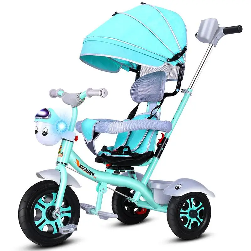 

Baby Kids tricycle bike 1-6 year old music bike yo baby trolley
