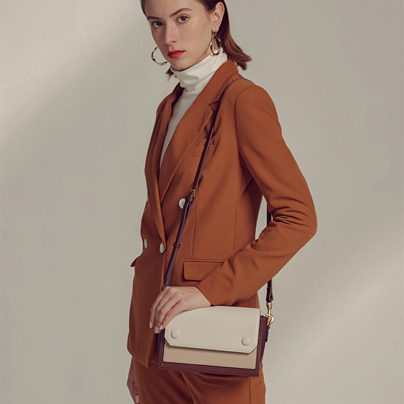 

LACATTURA Luxury Handbag Women Messenger Bag Designer Shoulder Flap Bags Small Purse Crossbody for Lady Clutch Magnetic Button