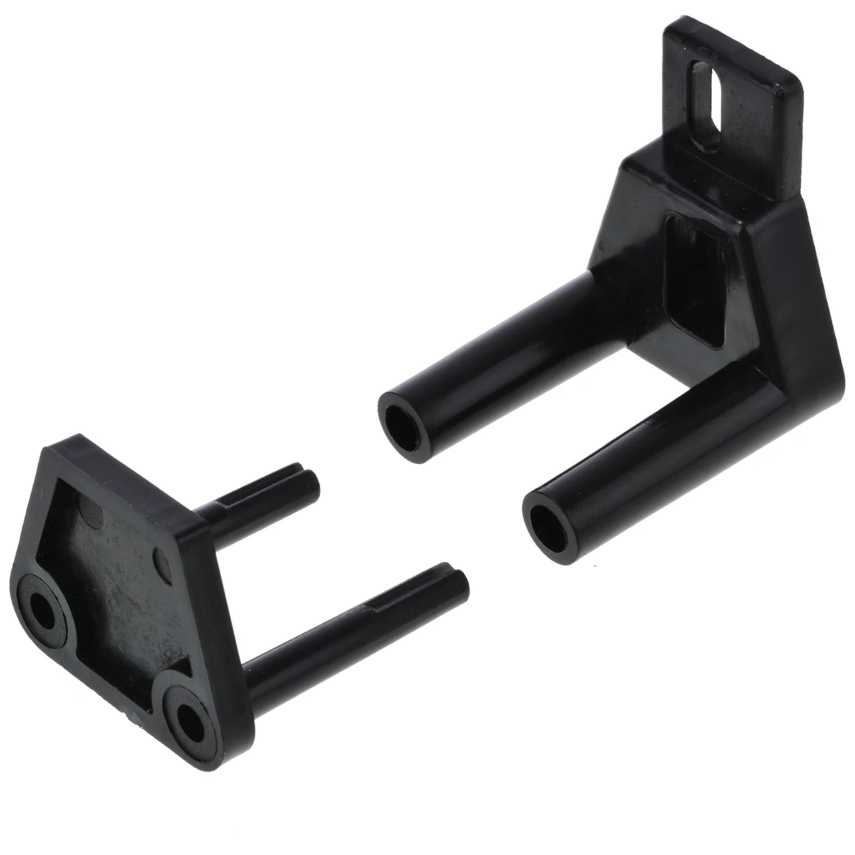 Mayitr Black Bottom Floor Sliding Barn Door Guide Wall Stay Roller Guide With Screws For Door Hardware Kit