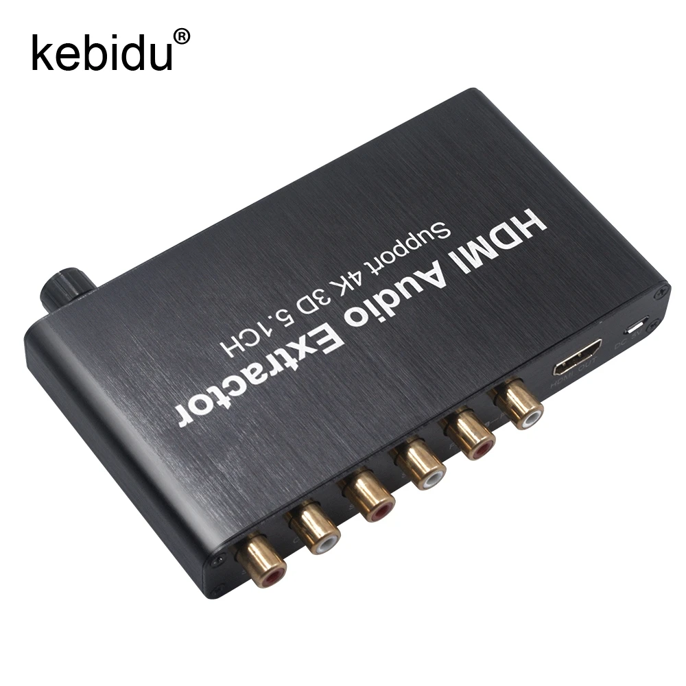 Аудио-экстрактор Kebidu 5.1CH декодирование коаксиальный на RCA AC3/DST 5 1 усилитель