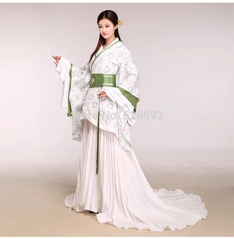 Chinesische tracht frauen klassische hanfu mungbohnen voll bestickt TV Film  spielen kleid outerwear+skirt+belt|dress ballerina|beltbelt brand -  AliExpress