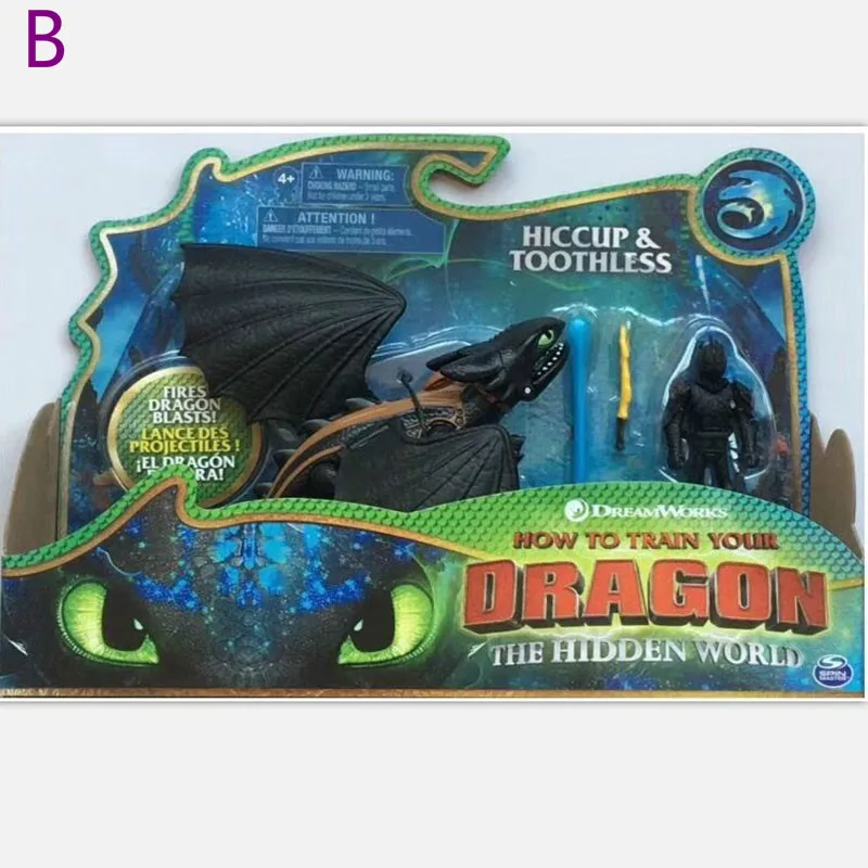 

New 9inch How to Train Your Dragon Light Fury Toothless Action figure White Dragon Toys For Children's Birthday Gifts 23cm