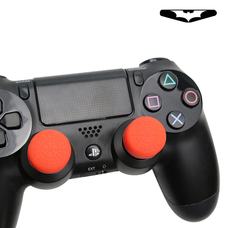 

8PCS Silicone Analog Thumb Stick Grips Cover For PS4 Controller Thumbstick Caps with Led Light Bar For Playstation4 PS4 Pro