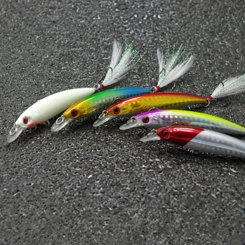 Quality Lure Minnow Hard Bait Night Fishing Glow Lures Internal External Laser Artificial Bass