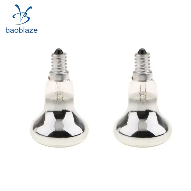 2pcs R50 E14 Reflector Light Bulb Lava Lamp Spotlight Ses 2pcs R50 E14 Reflector Light Bulb Lava