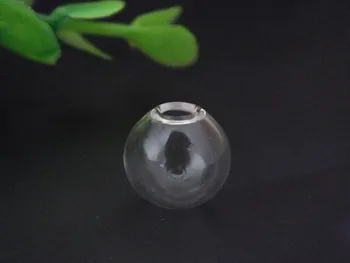 

Free ship!! 16mm Small ball shape glass globe pendant & clear glass bottle necklace,DIY art jewelry pendant