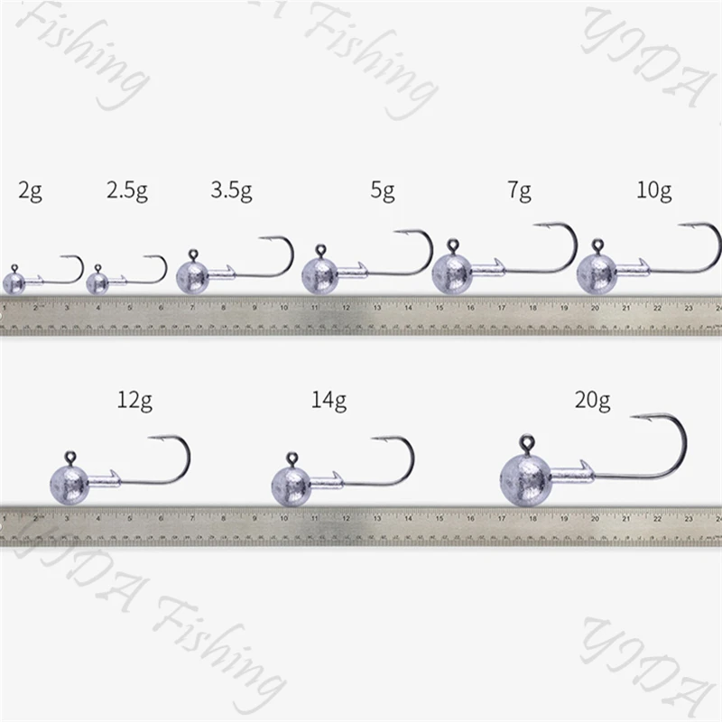 10 шт./лот 1 г/2 г/3,5 г/5 г/7 г/14 г/28 г Адреналин джиг голова крючок рыболовный крючок свинцовая головка приманка жесткий приманка мягкий червь
