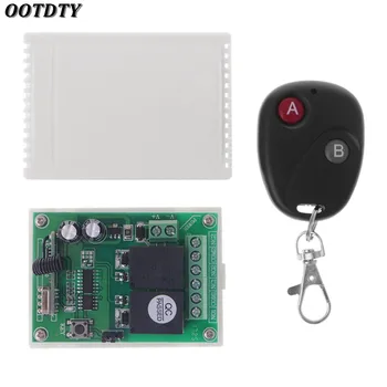 

DC 12V 2CH RF Wireless Remote Control Switch System 2-Button Transmitter + Receiver 433MHz For Door Gate Garage