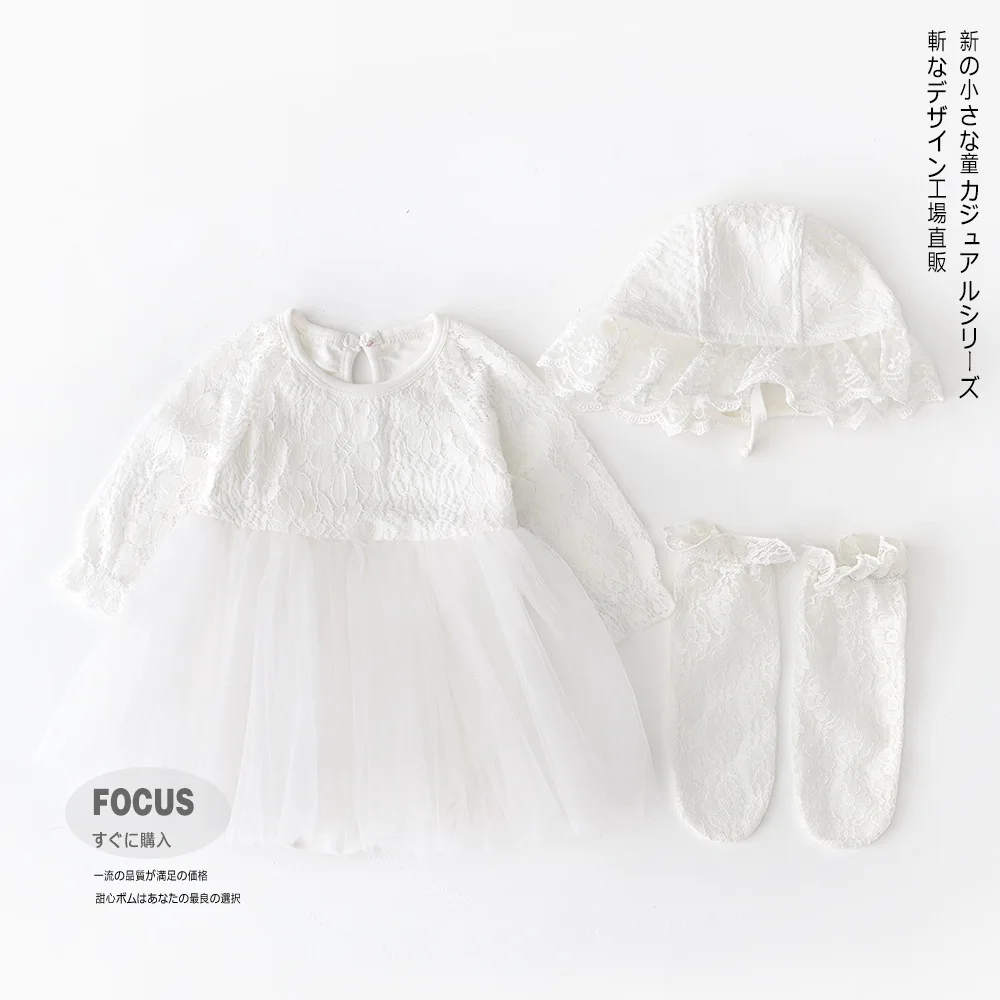 Murah Gambar Bunga Balita Gadis Putri Gaun Bayi Gadis Ulang Tahun Pertama Pakaian Gadis Lengan Panjang Musim Semi Gaun Anak Perempuan Lembut