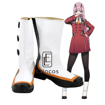 

Anime DARLING in the FRANXX Zero Two Cosplay Party Shoes 02 Boots Customized Size